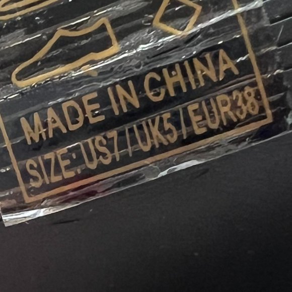 Qupid Black Leather Peep Toe Heels - Picture 7 of 8